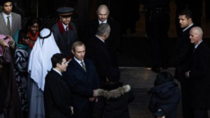 Снимок: Джуд Лоу предстал в роли Путина на съемках французского кинофильма «Кремлевский волшебник»