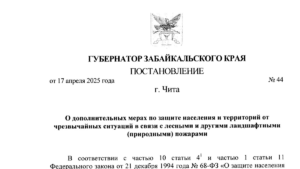 Губернатор Забайкальского края запретил местным жителям покидать города без разрешения властей и ввел журналы учета выезжающих.