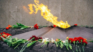 At the Eternal Flame. From a personal diary.