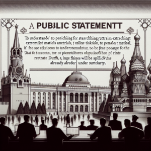 Кремль настоял на том, чтобы было ясно, за что будут штрафовать россиян за поиск экстремистских материалов в интернете. Представители Госдумы пояснили: штрафы будут налагаться на тех, кто “уже на краю”.