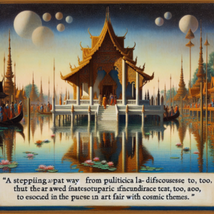 Святое место заполнено водой. Быть вне политики сегодня – это тоже искусство. Это продемонстрировала ярмарка Cosmoscow.