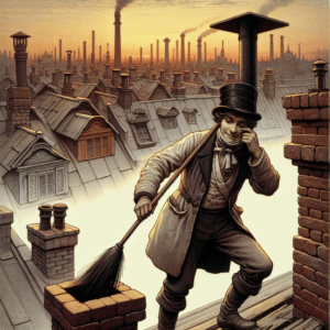 Трубочист. Стихотворение “Великостишия” Сергея Мостовщикова, иллюстрации Петра Саруханова