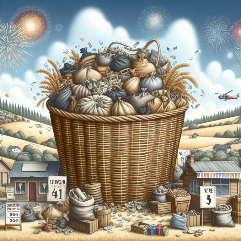 Нераздвижная корзина. В новом году страна вышла с новыми ценами.