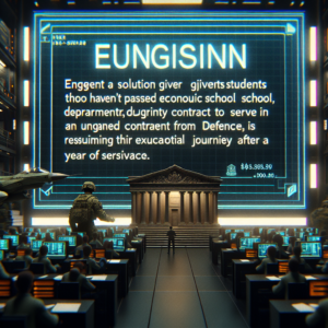 Студентам НИУ ВШЭ, не справившимся с сессией, могут предложить работу в автономных вооруженных силах Министерства обороны с “обязательством” вернуться к учебе через год.