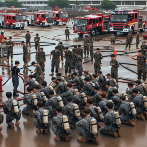 Министерство обороны разрешило отправлять призывников на службу в пожарную часть из-за острой нехватки кадров в МЧС.