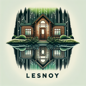 The Return of the Name. Reflections at the entrance of a house on Lesnaya Street.