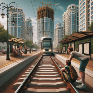 Я жду трамвая. Жители новых районов Краснодара готовы лежать на трамвайных рельсах, лишь бы их проложили.