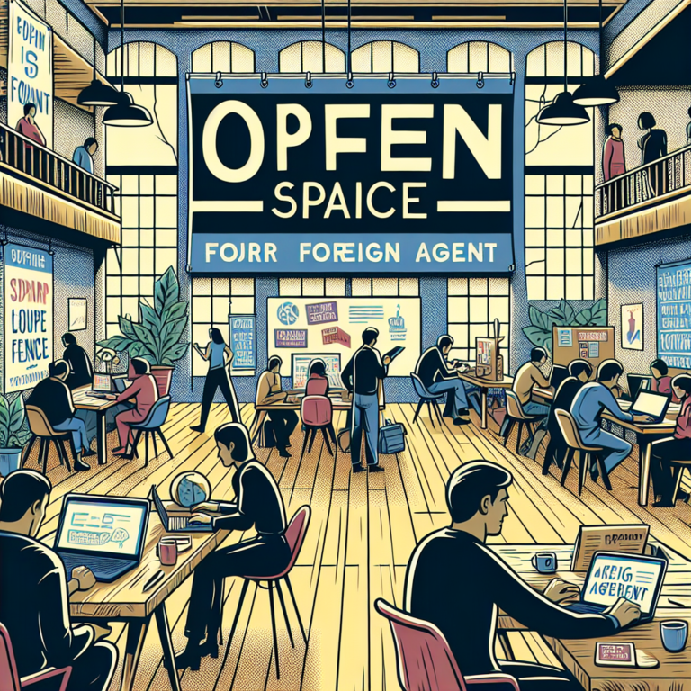 Коворкинг для активистов “Открытое пространство” объявил о закрытии после получения статуса “иностранного агента”.