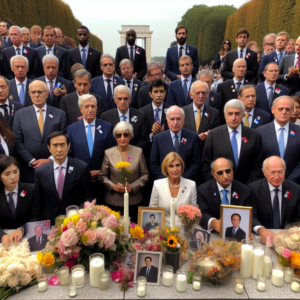 В 11-й годовщину убийства Бориса Немцова цветы, свечи и портреты к Немцову мосту несут жители Москвы и западные дипломаты.