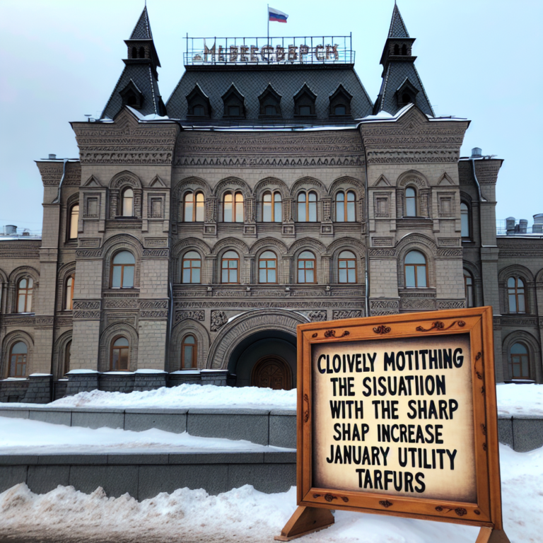 Кремль обещает “тщательно отслеживать” ситуацию с январским “резким” повышением тарифов ЖКХ.