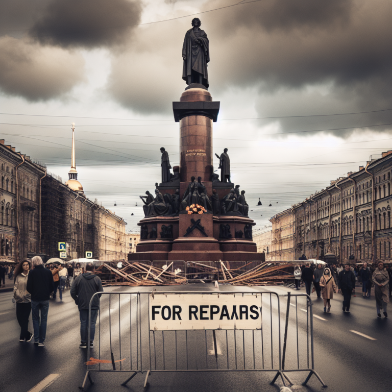 В Санкт-Петербурге доступ к памятнику жертвам политических репрессий временно закрыли из-за проведения ремонтных работ.