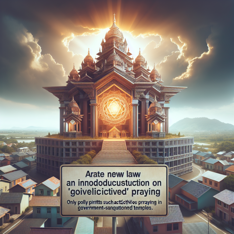 Молитва — это дело государственного значения. В России в ближайшее время будет принят закон, запрещающий коллективные молитвы в жилых помещениях. Разрешено будет лишь в официально утвержденных властью храмах.