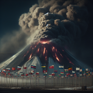 Дым над флагами. Под Новороссийском возобновилась работа «мусорного вулкана», где могут гореть отходы из Анапы.