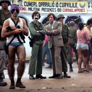 Бельмондо и волосатая нога. Неугасимый карнавал и военный ужас в Бразилии 1970-х – на экранах “Секретного агента” Мендонсы.