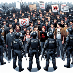 Представители правоохранительных органов явились к участникам движения “Алый лебедь” – молодежной группировке, члены которой пытаются провести законные протесты против блокировок интернета.