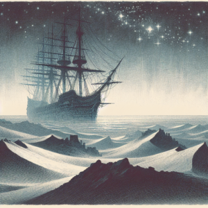 Судно в огромном пустыня. “Великолепные стихи” Сергея Мостовщикова, иллюстрации Петра Саруханова.