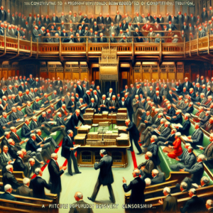 Написать: “с энтузиазмом” вместо “харкая кровью”. В Государственной Думе возобновились обсуждения о необходимости восстановления цензуры (которая была запрещена конституцией).