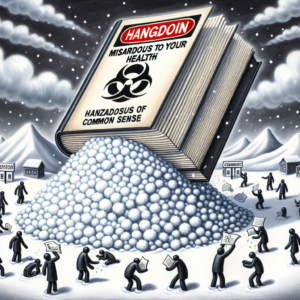 Книга является угрозой для вашего здоровья. Сначала начинается кампания, а затем все это превращается в лавину, под которой погибает здравый смысл, и никто не намерен разбираться в ситуации.