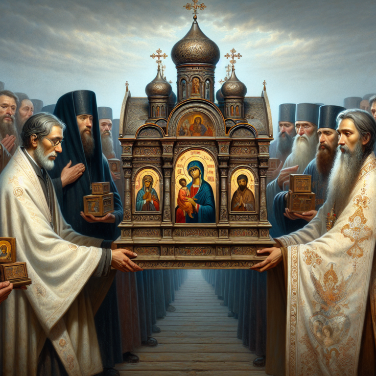 Мобилизация святынь. Третьяковская галерея передала церкви жемчужины древнерусской коллекции — иконы Богородицы Владимирскую и Донскую. Это стало возможным лишь в свете текущей ситуации.