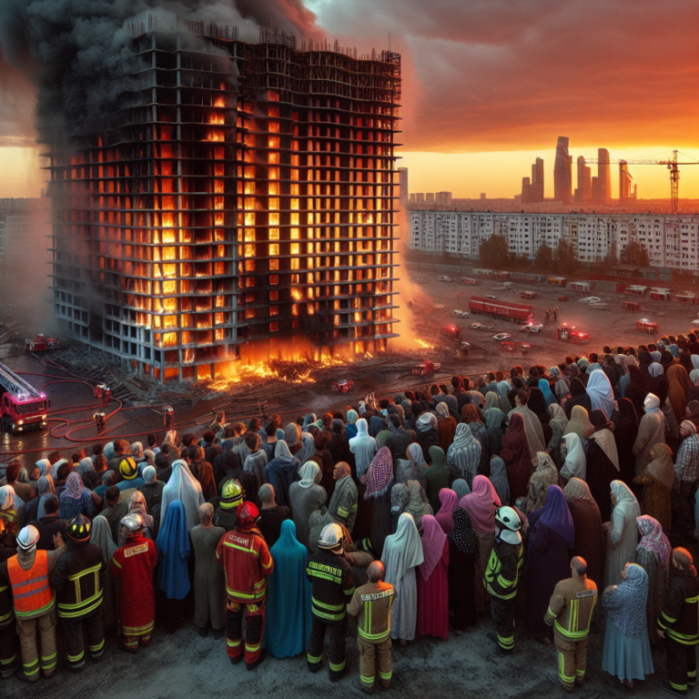 Три рабочих погибли в результате пожара на стройке на севере Москвы. Еще примерно 200 человек заблокированы, идет процесс их эвакуации.