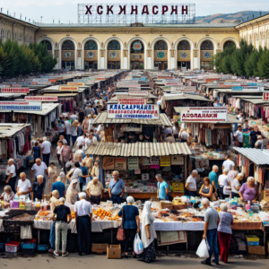 «Просрочка». В Краснодаре состоялось открытие ярмарки, где продают просроченные товары.