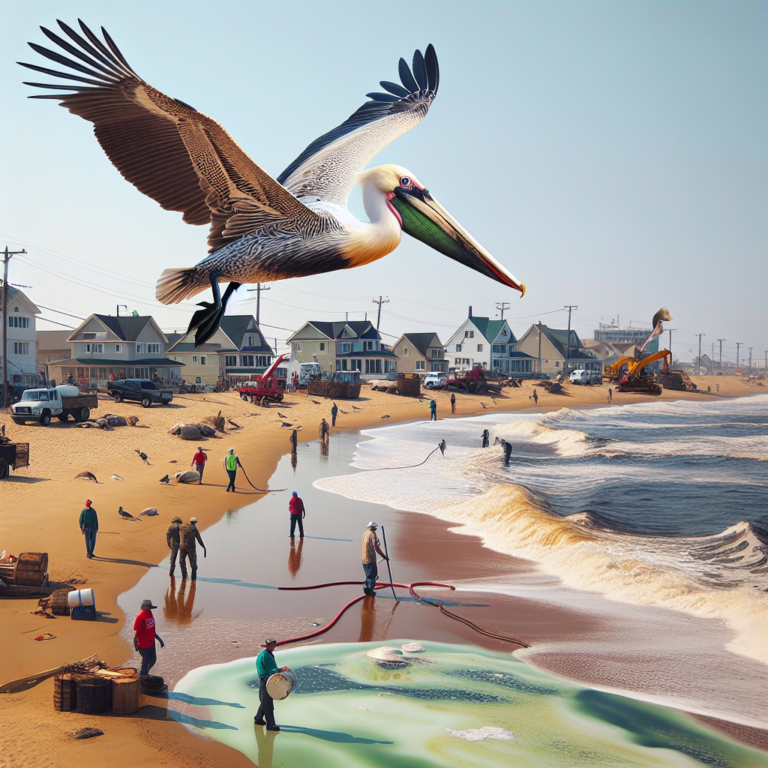 Редкая птица долетит до пляжа. В Анапе были обнаружены новые выбросы нефтепродуктов. Там снова проводят спасение птиц и очищают прибрежные участки от глины.