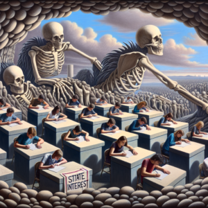 Танцы на скелетах. Ложь теперь выдвигается как «государственный интерес». По его образу школьники будут сдавать экзамены.