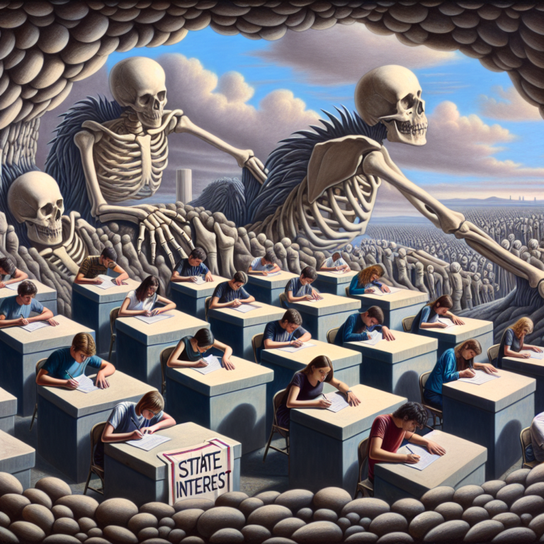 Танцы на скелетах. Ложь теперь выдвигается как «государственный интерес». По его образу школьники будут сдавать экзамены.