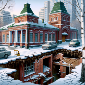 СМИ продемонстрировали, как выглядит трещина в гараже, из-за которой в Томске снесли Сквер памяти.