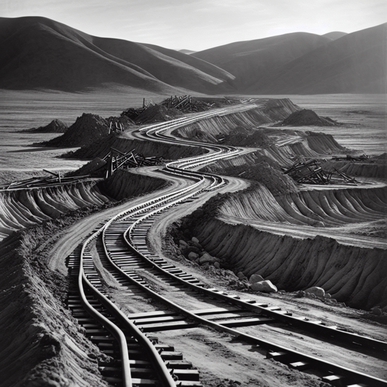 Барьеры неудач. Ни Николай II, ни Ленин не смогли построить этот путь, и только Сталин, Брежнев, Горбачев и Ельцин подошли к нему.