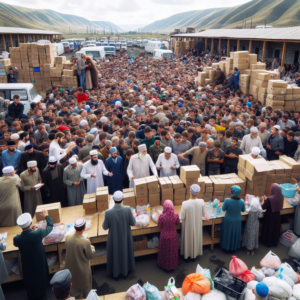 Как Дагестан оказывает помощь пострадавшим. Репортаж из центра собора гуманитарной помощи.