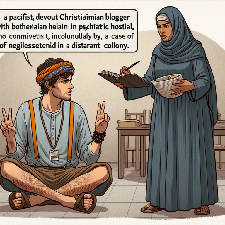 Семье блогера-пацифиста вегетарианца Христолюба Божьего сообщили, что он совершил самоубийство в психиатрической больнице. В колонии начали расследование по факту халатности.