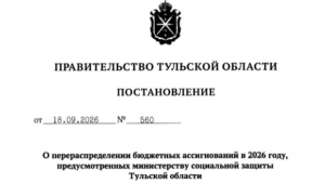 На единовременные выплаты в размере 54 миллионов рублей для детей-сирот и малоимущих семей в Тульской области были переадресованы силовики.