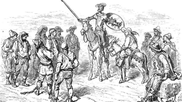 Дон Кихот: 400 years on the front line. The distance between the hero and the monster is small – as soon as politicians begin to apply the myth to reality, blood is shed.